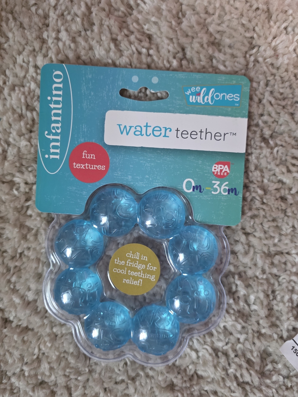 Infantino Blue Ring Water Teether